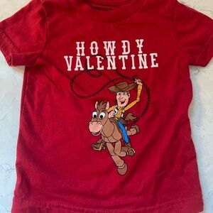 3 for $10 - Disney Red 'Howdy Valentine' Kids Tee